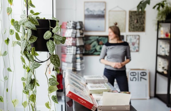 Ingrid in de winkel Ingrid in de winkel